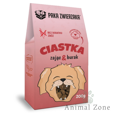 Ciastka Paka Zwierzaka Zając z burakiem 200g