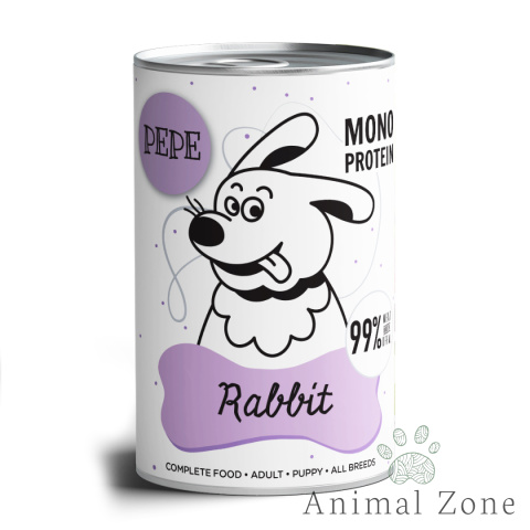 PEPE Karma mokra monoproteinowa Rabbit (królik) 400g