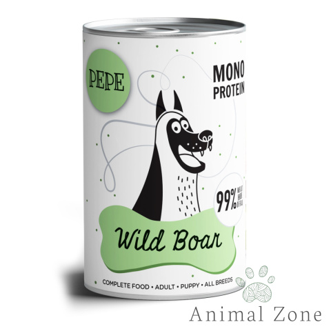 PEPE Karma mokra monoproteinowa Wild Boar (dziczyzna) 400g