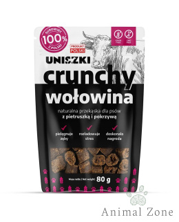 Uniszki Crunchy Wołowina z Pietruszką i Pokrzywą 80g